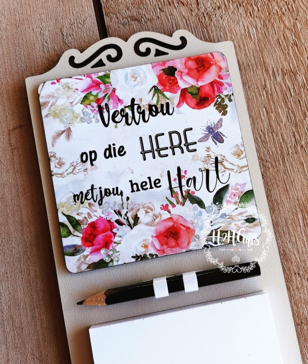 Fridge Notepad FMN63 Heart to Heart Gifts