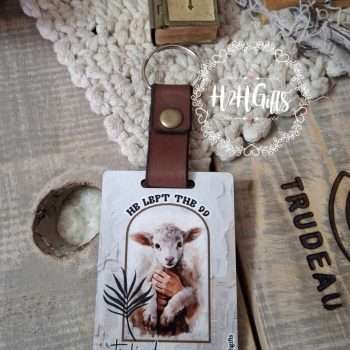 Leather Strap Keyring -LSKR04