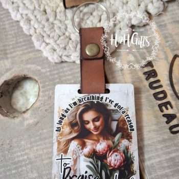 Leather Strap Keyring -LSKR03